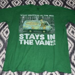 Men's Large Scooby Doo Mystery Machine Graphic Tee